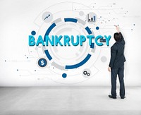 Bankruptcy Debt Loss Recession Financial Banking Concept