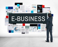 E-Business Commerce Connecting Digital Email Concept