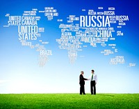 Russia Global World International Countries Globalization Concept