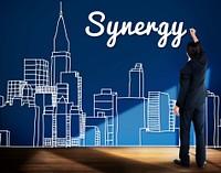 Synergy Team Interaction Organization Cooperation Concept