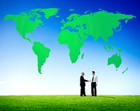 Green Business Environment Global Conservation Concept