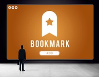 Bookmark Content Web Online Management Concept