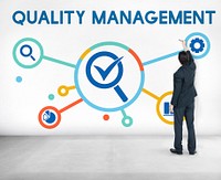 Quality Management Check Icon Concept