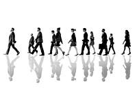 Business People Corporate Walking Team Concept