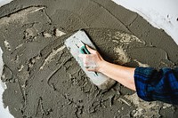 Plaster cement wall indoor construction