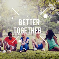 Better Together Connection Corporate Teamwork Concept