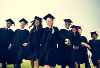 Graduation Friend Achievement Celebrate Degree Concept