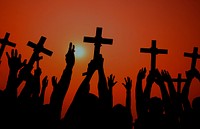Cross Catholicism Determination Spiritually Crucifix Concept