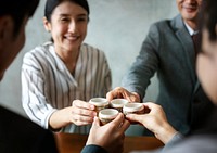 Japanese friends tea party