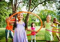 Children Playing Friends Happiness Togetherness Concept