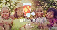 Summer Holiday Beach Escape Happiness Concept