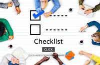 Checklist Choice Decision Document Mark Concept