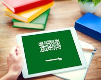 Saudi Arabia Flag Business Communication Connection Concept