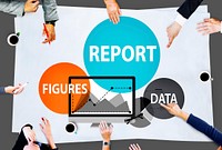 Financial Report Strategy Tactics Information Concept