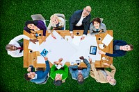 Business People Working Office Meeting Concept
