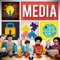 Media Sharing Technology Networking Connection Concept