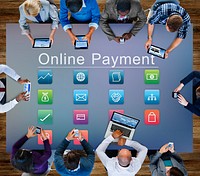 Business Banking Online Payment Financial Transaction Concept