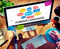 Communication Foreign Languages Greeting Worldwide Concept