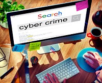 Cyber Crime Technology Illegal Concept
