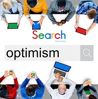 Optimism Positive Thinking Attitude Outlook Concept