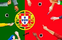 Portugal National Flag Government Freedom LIberty Concept