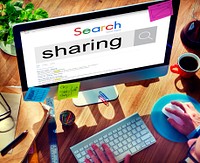 Sharing Share Social Networking Connection Communication Concept