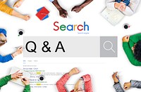 Q&A Frequently Asked Question Information Concept