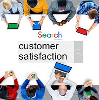 Customer Satisfaction Services Satisfied Concept