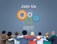 Join Us Recruitment Employment Hiring Concept