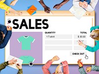 Sales Commerce Income Profit Margin Retail Sell Concept