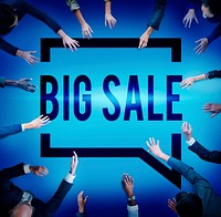 Big Sale Bonus Buying Cheap Discount Promotion Concept
