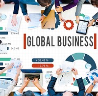 Global Business Growth Corporate Development Concept