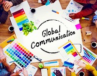 Global Communication Globalization Connection Communicate Concept