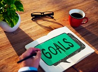 Goals Aspiration Achievement Inspiration Target Concept