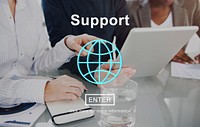 Support Collaboration Assistance Help Motivation Concept