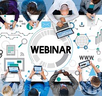 Webinar Seminar Online Conference Concept