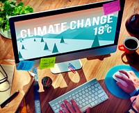 Climate Change Natural Planet Temperature Concept