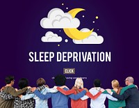 Sleep Apnea Insomnia Sleep Deprivations Disorders Sleepless Concept