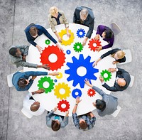 Business People Support Teamwork Meeting Setting Concept