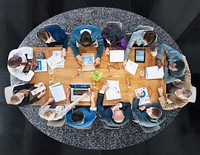 Global Business Teamwork Meeting Working Concept