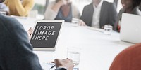 People Meeting Conference Drop Image Here Copy Space Concet