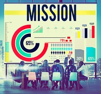 Mission Target Goal Inspiration Aim Concept