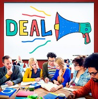 Deal Agreement Corporate Collaboration Partnership Concept
