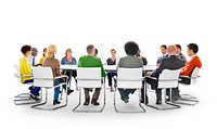 Group of Diverse Multiethnic People in a Meeting