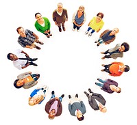 Diverse People Happiness Friendship Copy Space Concept
