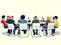 Group of Multi-Ethnic People Meeting Social Networking Concept