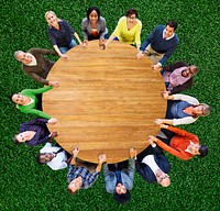 Diversity Group of Business People Teamwork Support Concept