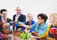 Group of People on Coffee Break Community Concept