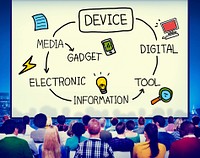 Device Digital Electronic Information Gadget Concept