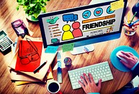 Friendship Group People Social Media Loyalty Concept